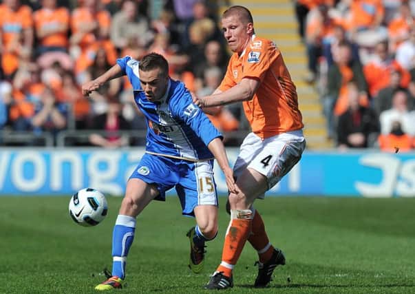 Keith Southern in action against Wigan in 2011