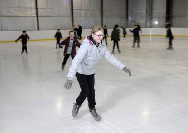 Northfold Primary School pupils take part in skating lessons at Fylde Coast Ice Arena