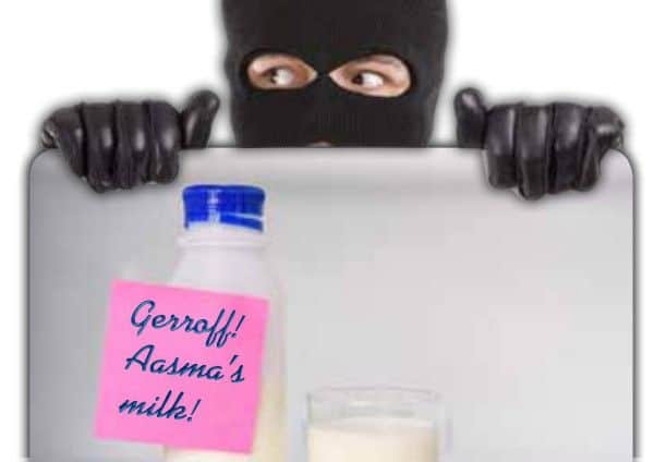 Aasma Day Column - milk thief