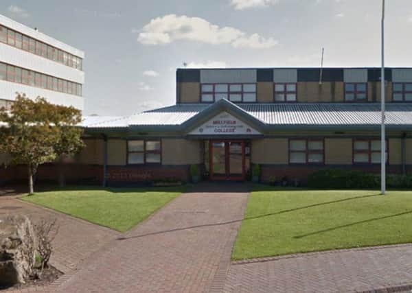 Millfield Science and Performing Arts College. Pic courtesy of Google Street View