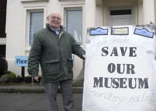 Trustees and volunteers from the Fleetwood Museum are battling to keep it safe from closure.  Pictured are Keith e Porter from the Fleetwood Museum Trust.