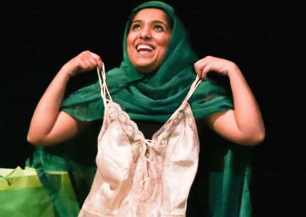 A scene from the play Dirty Pakistani Lingerie