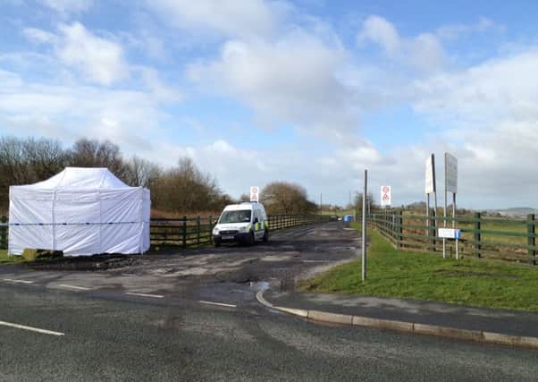 The scene of the attack