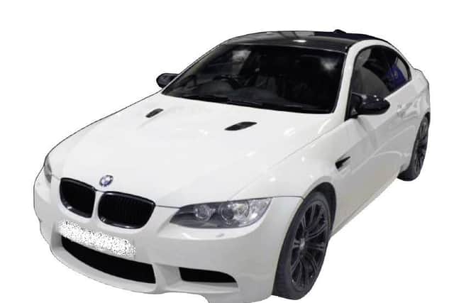 BMW among the items to be auctioned