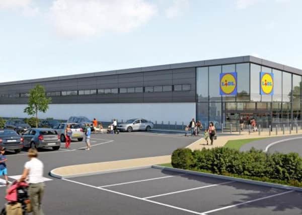 The new Lidl store