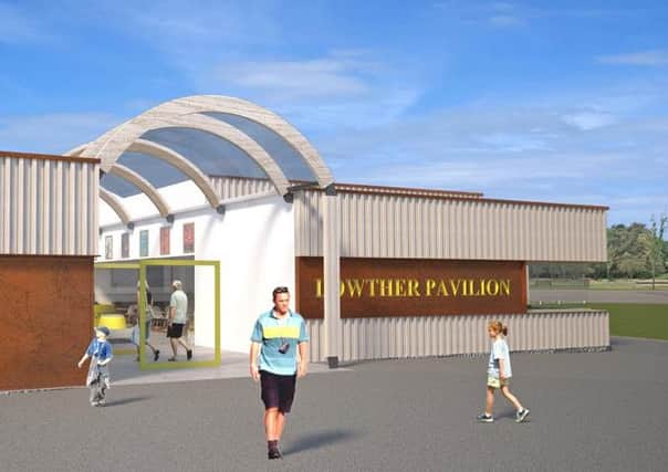 Revised plans for the entrance to Lowther Pavilion. Picture courtesy of Creative SPARC architects