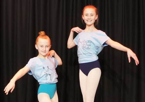 Tillie-Ann Davenport and Eva Burrows, who are taking part in Giselle with the English Youth Ballet