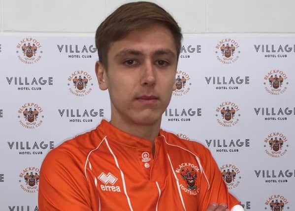 Blackpool new-boy Liam Smith (Picture: @blackpoolfc)