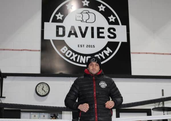 Ryan Davies at the newly opened gym