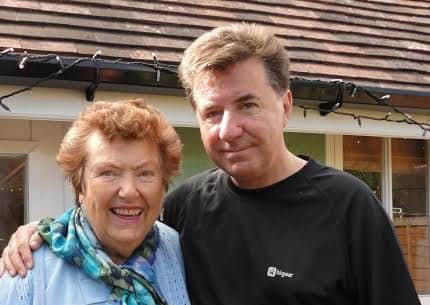 David Morley with his mother Rose, who lives in Norbreck