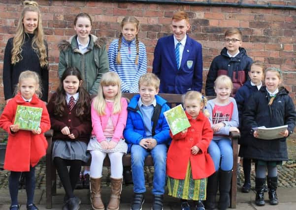 Prizewinners in the snowdrops art and photography competition at Lytham Hall