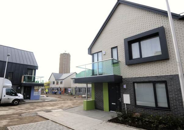 New homes being built at Queens Park
