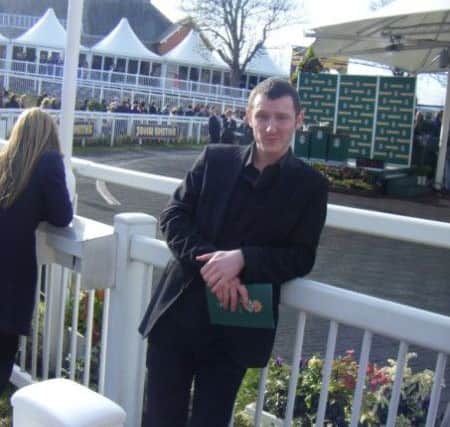 Matthew Neil during a trip to the races at Ainstree (Pic: Facebook)