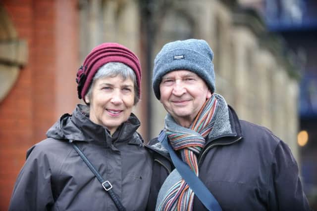 Picture by Julian Brown 12/03/16


Madeleine and Frank McAlroy pictured at the Walk For The Library event which set off from St Annes Library, St Annes.