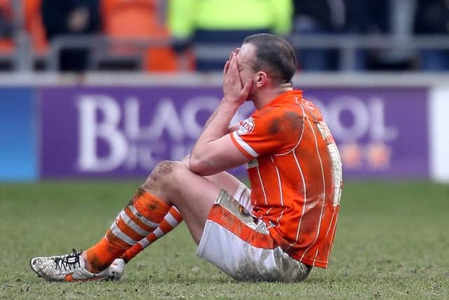 Blackpool's Tom Aldred sums up the mood on Saturday