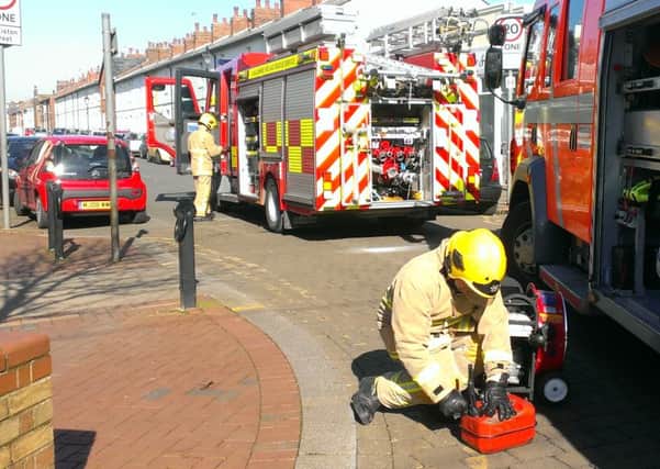Chip shop fire at The Eating Plaice on the corner of Lord Street and Mount Street in Fleetwood