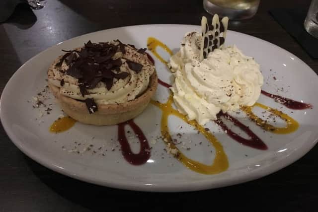 Banoffee Pie - Stone Grill Blackpool