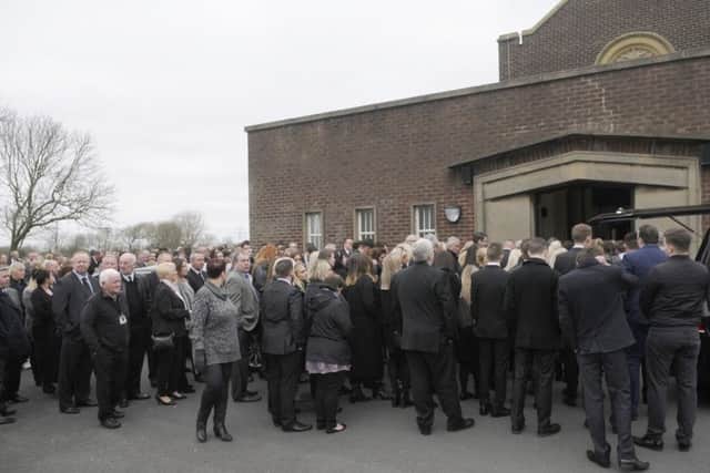 Funeral of Jordan Whitehouse at Carleton Crematorium