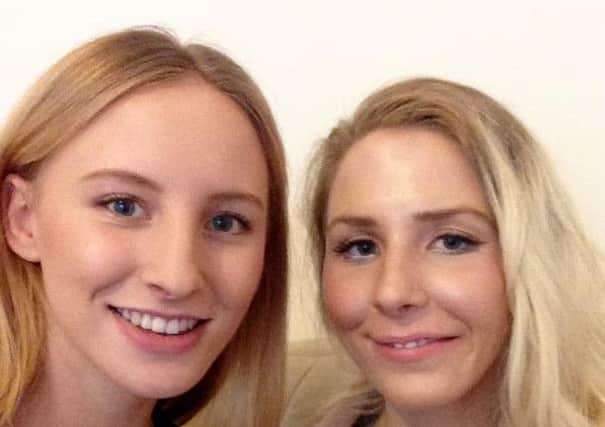Charlotte Buckley and her sister Katie