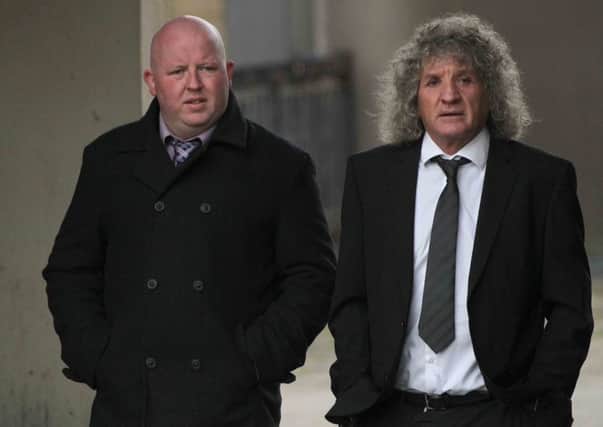 Blackpool Magistrates Court Oyston Harrassment duo David Ragozzino (left) and Stephen Reed