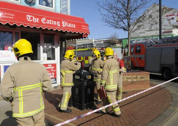 Fire at the Eating Plaice on Lord St