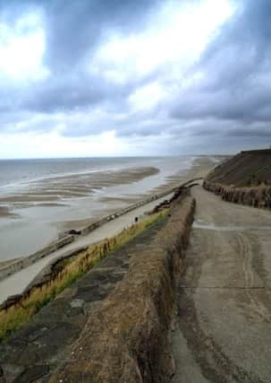 A view of the beach at Bispham