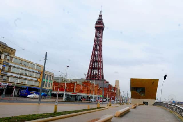 BLACKPOOL  01-04-16
The iconic Blackpool Tower stands proud as scaffolding has finally been removed from the outside of the tower after renovation work is now complete.