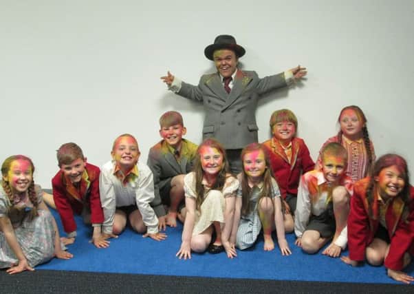 Pupils at Larkholme Primary School in costume for A Midsummeer Night's Dream.
