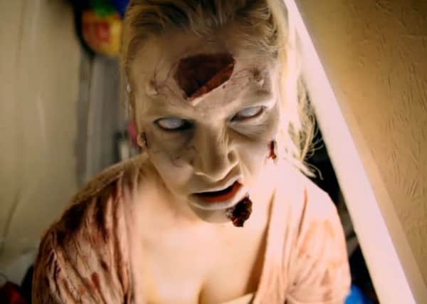 Screenshot from Zombie documentary