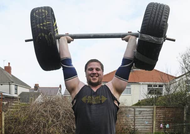Steve Stevens placed tenth in the UK Strongest Man novice category