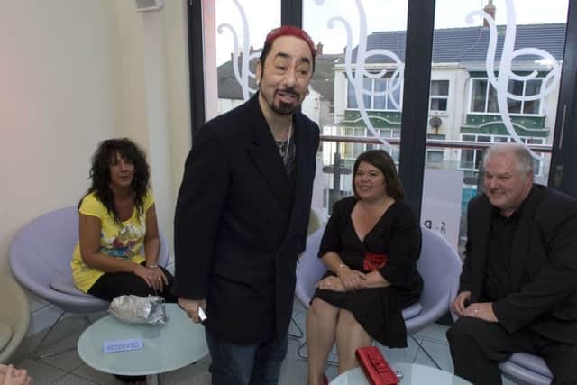David Gest during his visit to Septembers in Blackpool