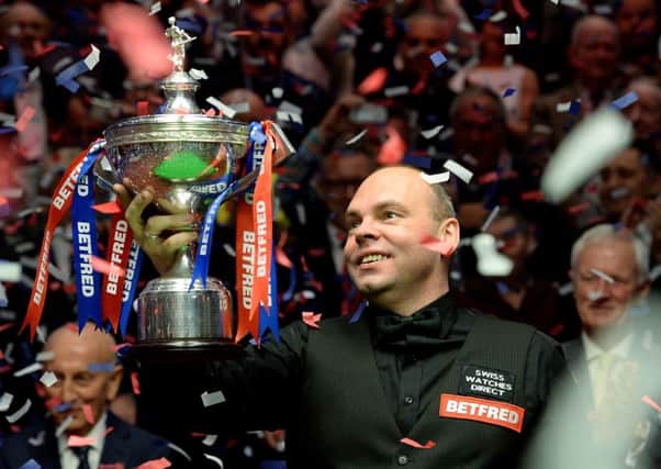 Reigning champion Stuart Bingham