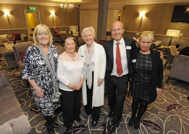 Unveiling of the first phase of redevelopment at the Hotel Sheraton.  Pictured L-R are Jane Seddon, Irene Seddon, Liz Brown, Nigel Seddon and Alison Bacon.