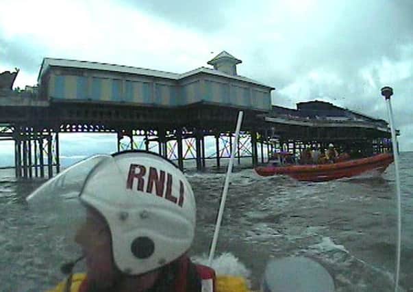 Blackpool RNLI on a previous call-out