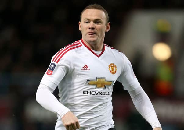Wayne Rooney returned from injury for United last night
