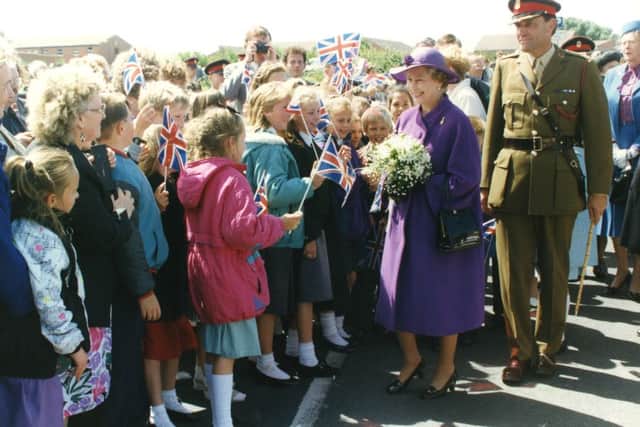 The Queen's visit to Weeton, July 1990