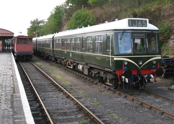 A diesel multiple unit like this is to be used in Fleetwood.