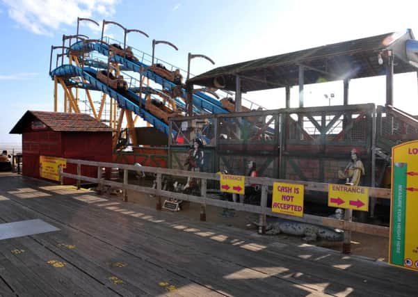 Log flume at  South Pier, Blackpool