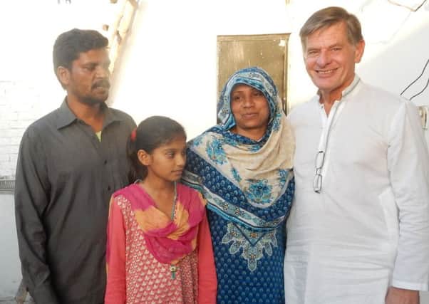 Fylde councillor Frank Andrews during his visit to Pakistan