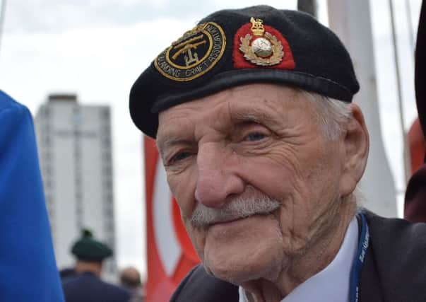 Jim Baker pictured during a visit  to the Portsmouth Historic Dockyard ahead of the 70th anniversary of the D-Day campaign in 2014