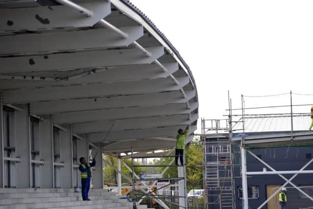 The progress at the new AFC Fylde Stadium