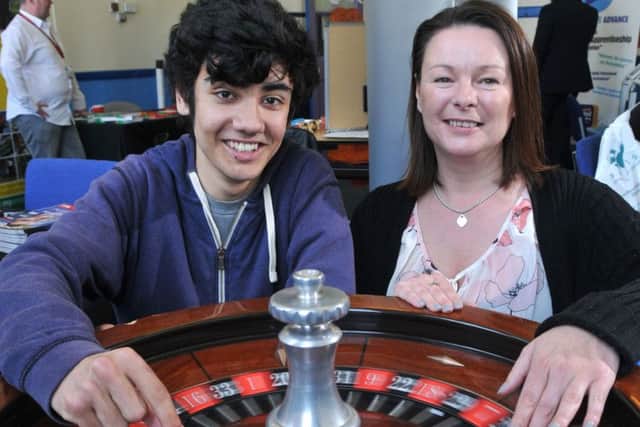 Kasin Hughes with Linda Aiken of B&FC Gaming Academy