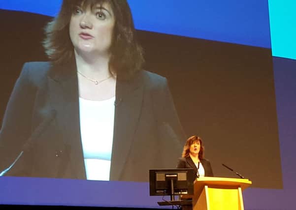 Education Secretary Nicky Morgan at the recent NAHT conference