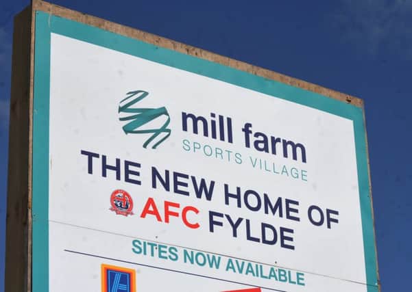 AFC Fylde's new Mill Farm Sports Village stadium is taking shape off Fleetwood Road, Wesham