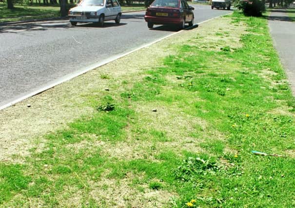 Grass verges on East Park Drive, Blackpool