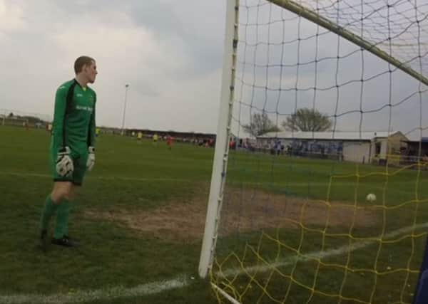 The incredible moment Joe Noblet's goal was ruled out