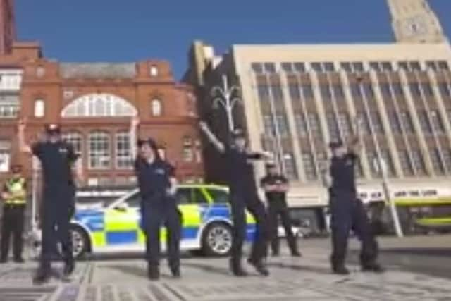 Lancashire Police's running man video