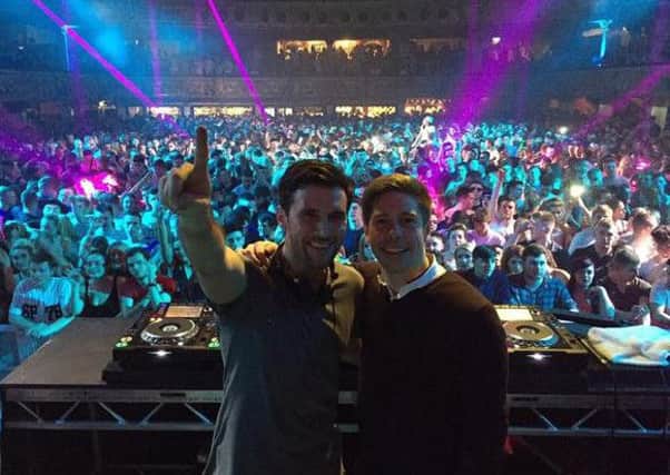 Alex Huckerby, right, who is relaunching Hush in Blackpool, pictured with Danny Howard at Blackpool Rocks