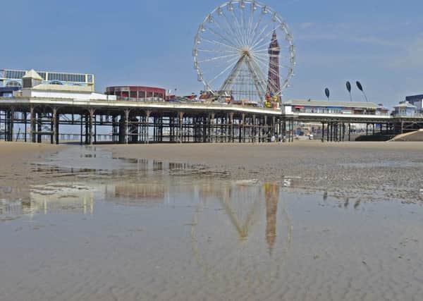 Temperatures reached 22 degrees in Blackpool this week