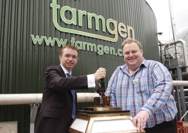 Mark Menzies and Simon Rigby when Farmgen opened